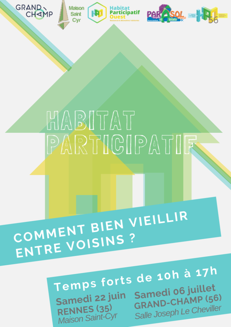 Comment bien vieillir entre voisins : venez en parler le 22 juin et/ou 6 juillet