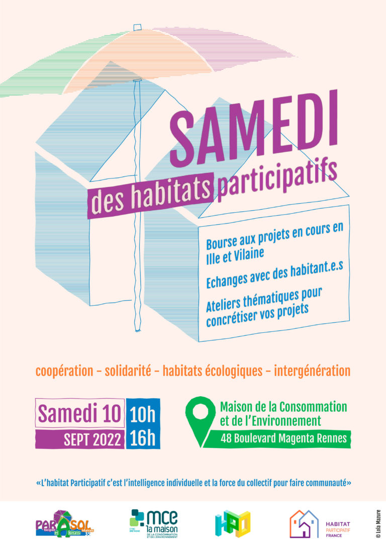 Samedi des habitats participatifs – Rennes – samedi 10 septembre