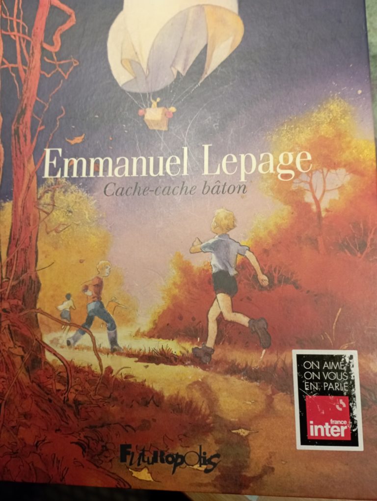 Emmanuel Lepage présente son livre le 12 janvier