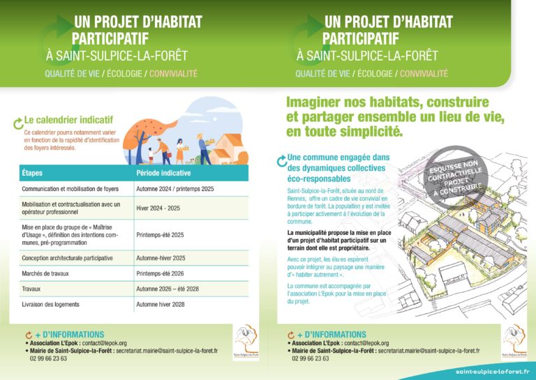 Réunion d’information Projet Saint Sulpice : lundi 27 janvier 2025 !