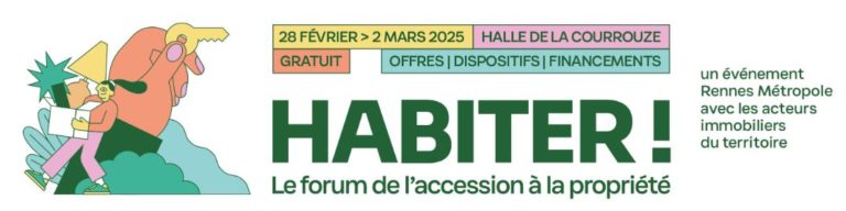 Découvrez l’Habitat Participatif lors de « HABITER ! Le forum de l’accession à la propriété » du 28 février au 2 mars à la halle de la Courrouze à Rennes